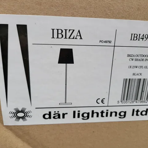 DÄR LIGHTING GROUP IBIZA OUTDOOR FLOOR LAMP WITH SHADE