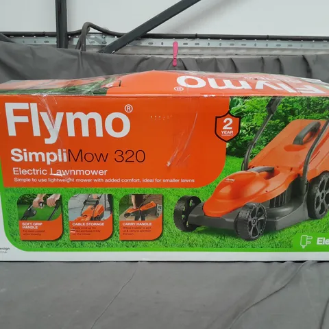 BOXED FLYMO SIMPLIMOW 320 ELECTRIC LAWNMOWER - COLLECTION ONLY