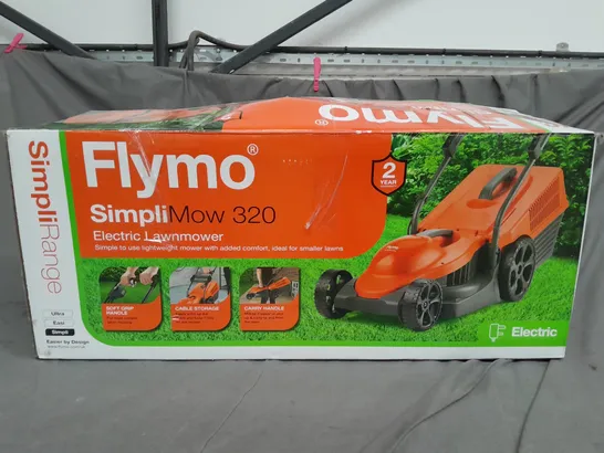 BOXED FLYMO SIMPLIMOW 320 ELECTRIC LAWNMOWER - COLLECTION ONLY