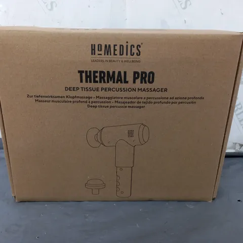 BOXED HOMEDICS THERMAL PRO DEEP TISSUE PERCUSSION MASSAGER