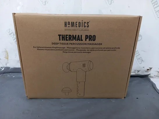 BOXED HOMEDICS THERMAL PRO DEEP TISSUE PERCUSSION MASSAGER