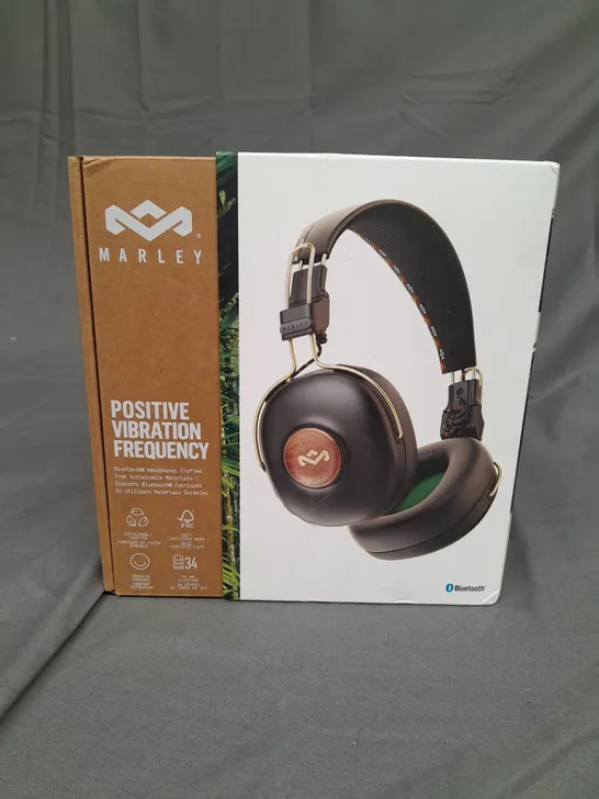 BOXED HOUSE OF MARLEY POSITIVE VIBRATION FREQUENCY HEADPHONES