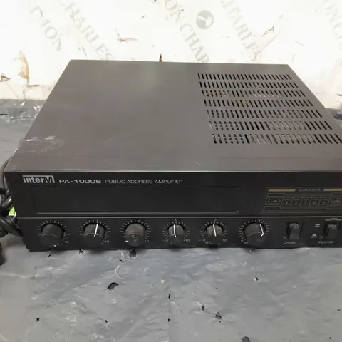 INTERM PA-1000B PUBLIC ADDRESS AMPLIFIER