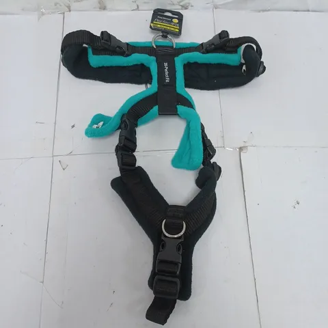 PERFECT FIT DOG HARNESS LARGE GREEN 