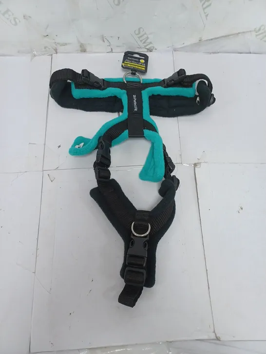 PERFECT FIT DOG HARNESS LARGE GREEN 