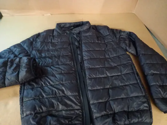 BARBOUR QUILTED BLACK JACKET - L