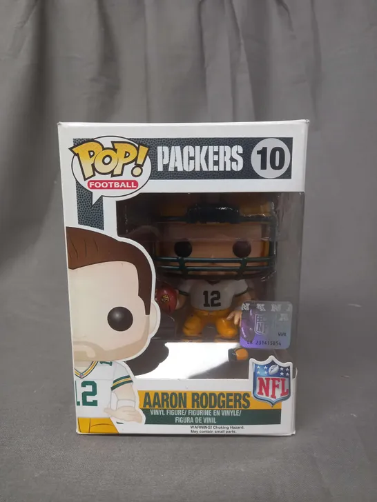 POP! FOOTBALL PACKERS - AARON RODGERS VINYL FIGURE - 10