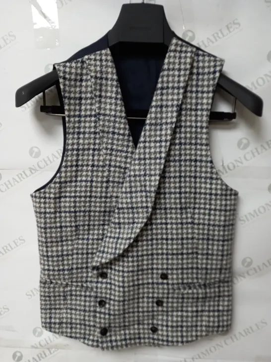 SUIT SUPPLY WOOL ALPACA BLEND WAISTCOAT - 38