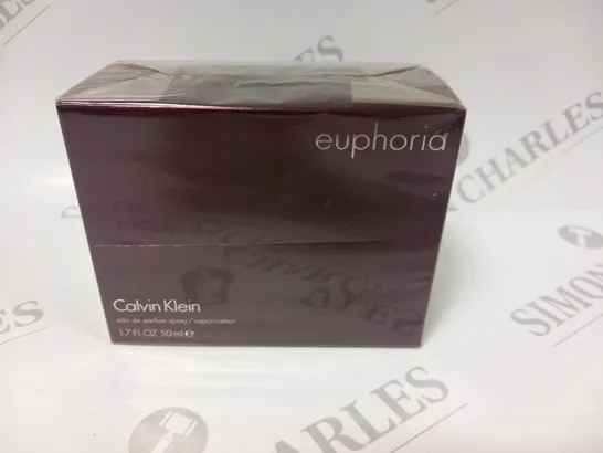 BOXED AND SEALED CALVIN KLEIN EUPHORIA FOR WOMEN EAU DE PARFUM 50ML