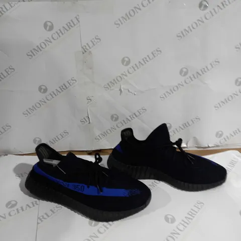 UNBOXED PAIR OF YEEZY BOOST BLACK/BLUE UK 10