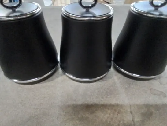 BOXED TOWER SET OF 3 STORAGE CANISTER 