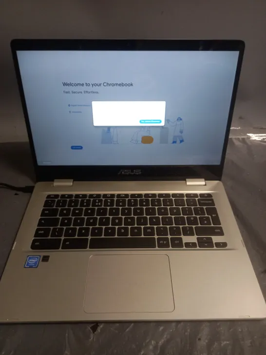 UNBOXED ASUS C423N INTEL INSIDE CHROME LAPTOP