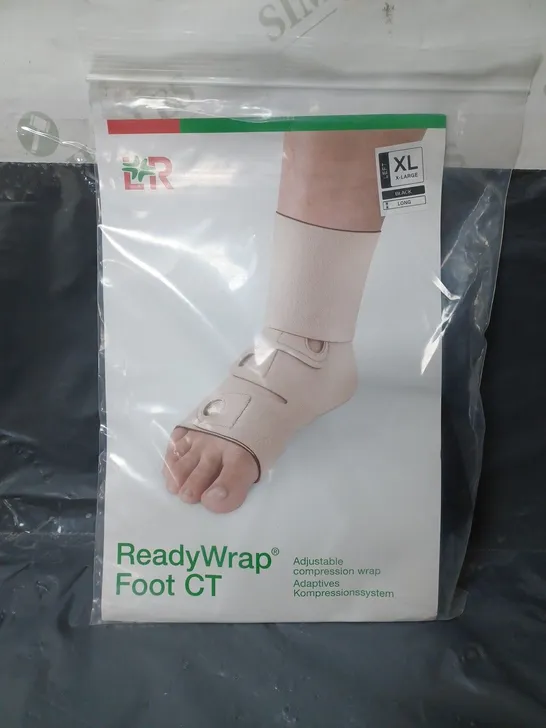 READYWRAP FOOT CT ADJUSTABLE COMPRESSION WRAP BLACK X-LARGE