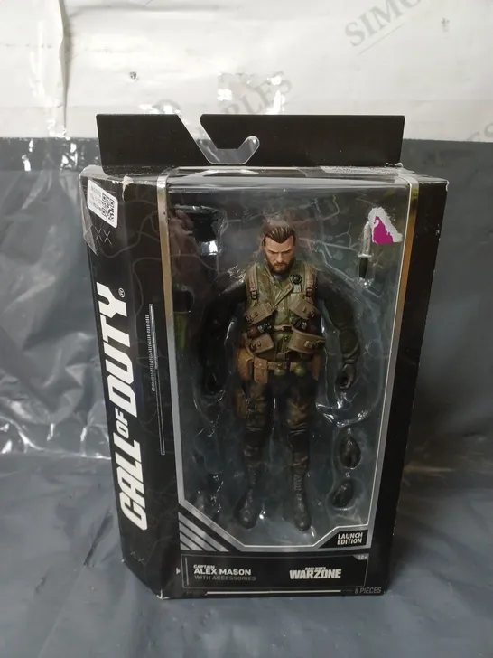 CALL OF DUTY WARZONE CAPTAIN ALEX MASON ACTION FIGURE WITH ACCESSORIES