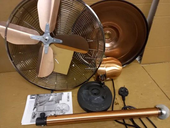 TOWER COPPERT METAL PEDESTAL FAN WITH 3 SPEEDS