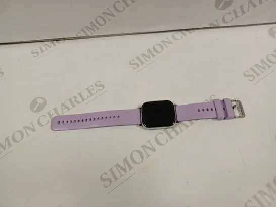 WATERPROOF SMART WATCH WITH LILAC STRAP 