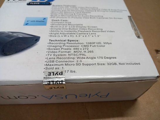 BOXED AND SEALED PYLE HIDDEN FULL HD 1080P DUAL VIDEO RECORDER