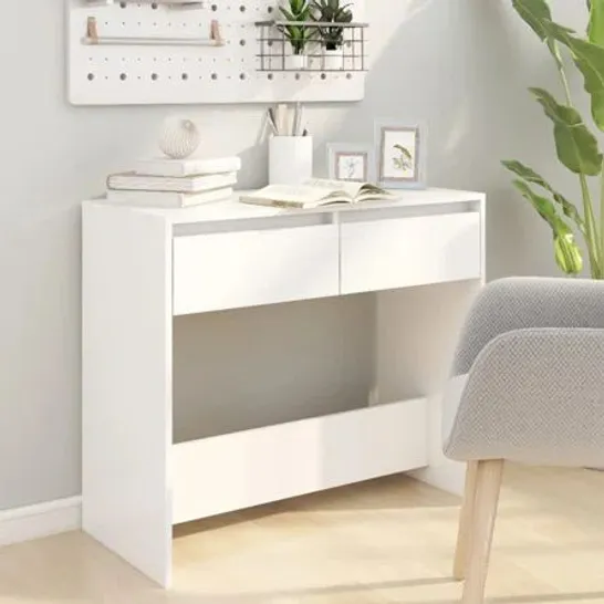 BOXED ISAISH CONSOLE TABLE - WHITE