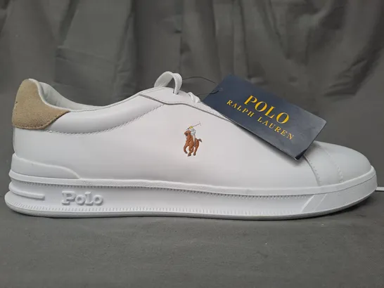 PAIR OF POLO RALPH LAUREN SHOES IN WHITE UK SIZE 10