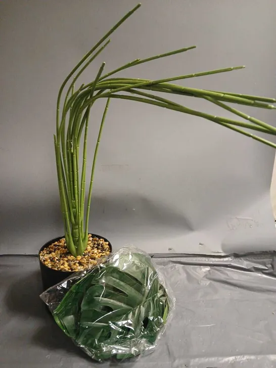 FAUX DECORATIVE PLANT IN GREEN