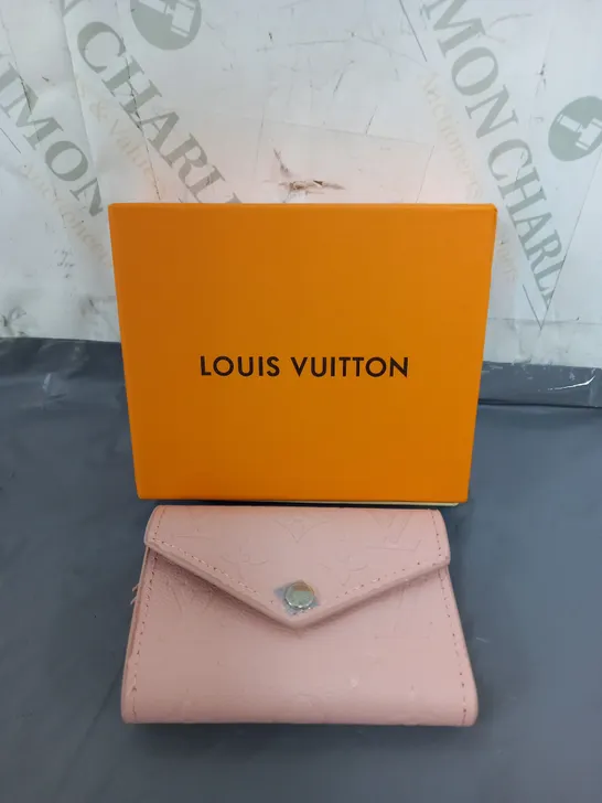 BOXED LOUIS VUITTON PINK LEATHER PURSE