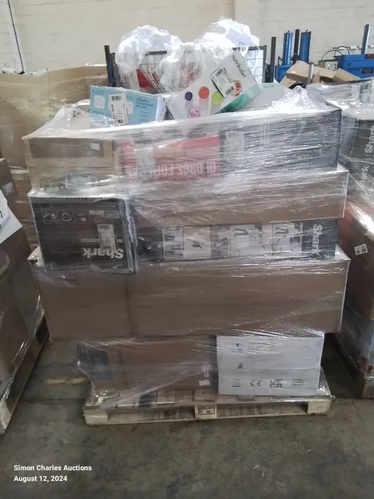 PALLET OF APPROXIMATELY 26 UNPROCESSED RAW RETURN HOUSEHOLD AND ELECTRICAL GOODS TO INCLUDE;