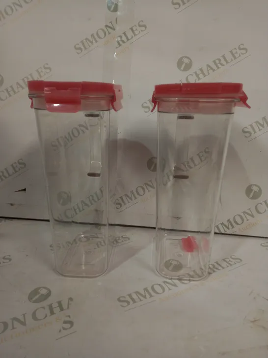 SET OF 2 STORAGE JUGS