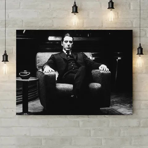 WRAPPED CANVAS PRINT 'THE GODFATHER AL PACHINO'