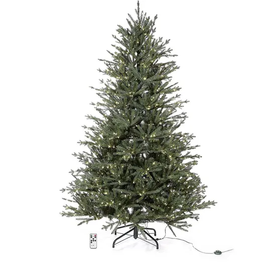 BOXED SANTA'S BEST 5 FOOT SNOWKISSED PRE LIT CHRISTMAS TREE - COLLECTION ONLY 