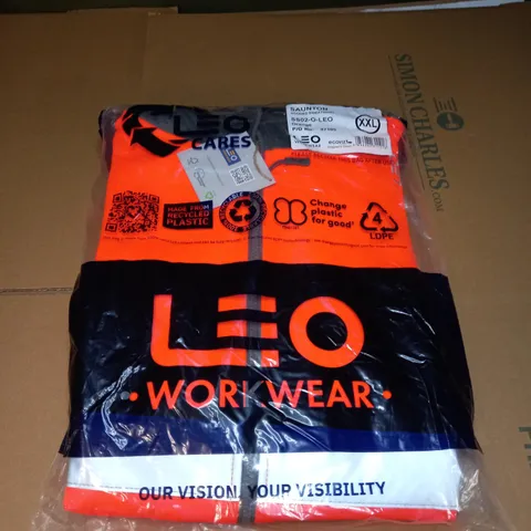 LEO WORKWEAR HOODED JUMPER - SIZE XXL