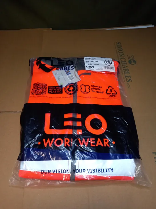 LEO WORKWEAR HOODED JUMPER - SIZE XXL