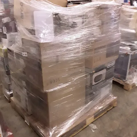 PALLET OF APPROXIMATELY 15 UNPROCESSED RAW RETURN MICROWAVE OVENS TO INCLUDE;