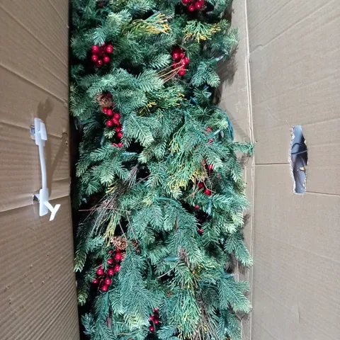 BOXED ALISON CORK SUGAR SPRUCE TREE - NATURAL 5 FT - COLLECTION ONLY