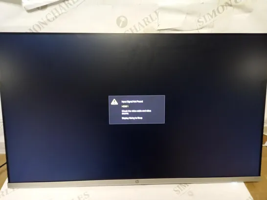 HP M27F 27 INCH FHD MONITOR [COLLECTION ONLY]