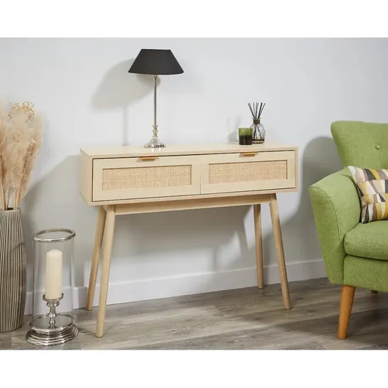 BOXED CORRALE 100CM CONSOLE TABLE 