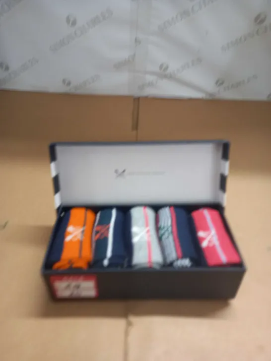 CREW CLOTHING COMPANY BAMBOO MIX SOCKS BOX