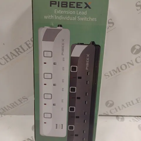 PIBEEX EXTENSION LEAD WITH INDIVIDUAL SWITCHES