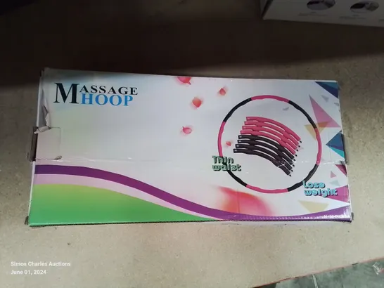 A BOXED MASSAGE HOOP IDEAL FOR WEIGHT LOSS