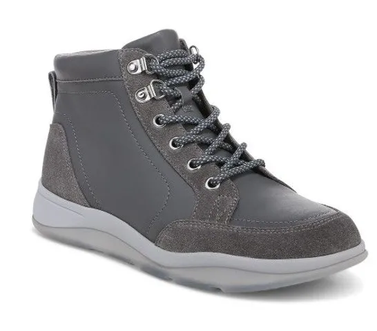 VIONIC WHITLEY HIKER BOOT CHARCOAL SIZE 6.5