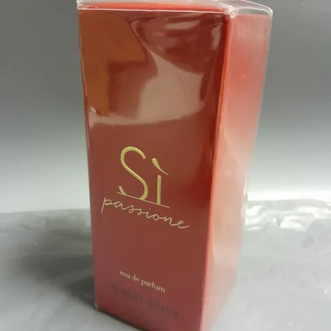 BOXED AND SEALED GIORGIO ARMANI SI PASSIONE EAU DE PARFUM 100ML