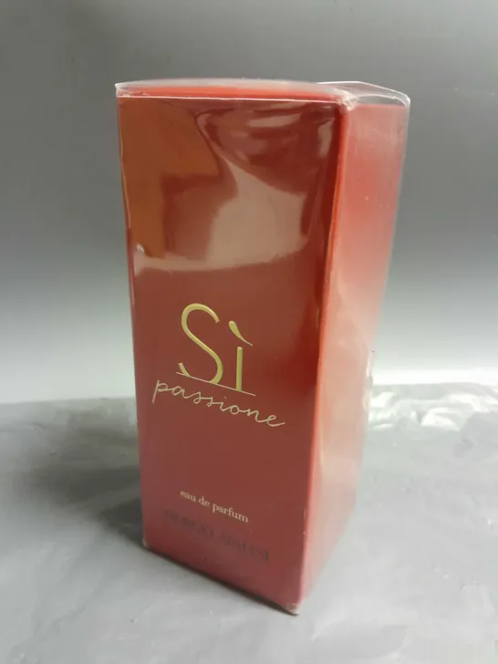 BOXED AND SEALED GIORGIO ARMANI SI PASSIONE EAU DE PARFUM 100ML