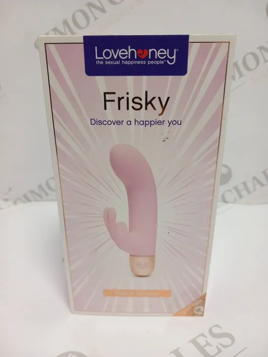 BOXED LOVE HONEY FRISKY RABBIT VIBRATOR 