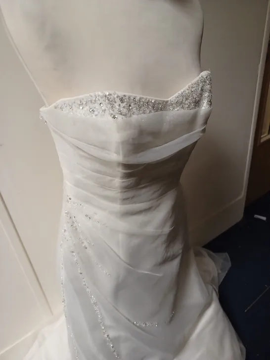 ROSETTA NICOLINI ALBERTA STYLE WEDDING DRESS SIZE 14