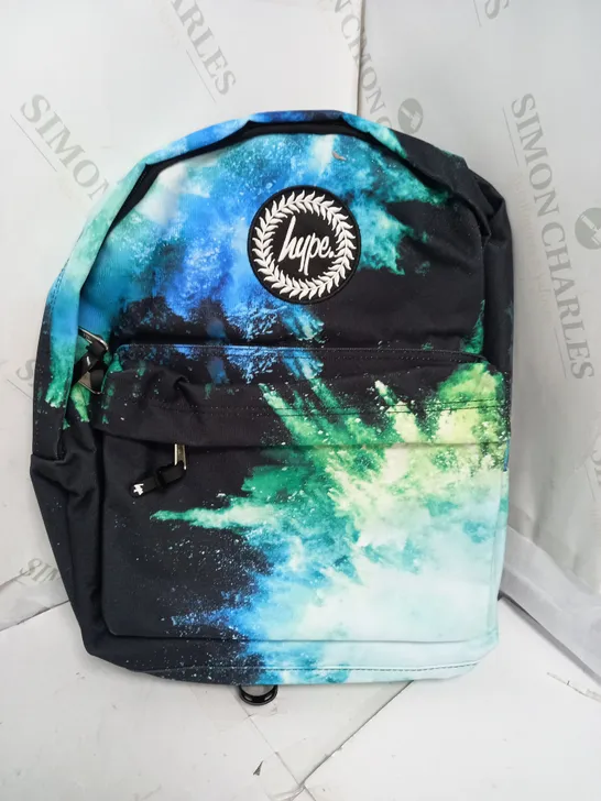 HYPE BLUE & GREEN CHALK DUST BACKPACK