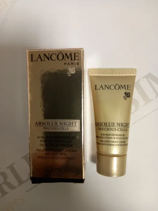 LOT OF 12 X 5ML LANCOME ABSOLUE NIGHT PRECIOUS CELLS RECOVERY NIGHT CREAM