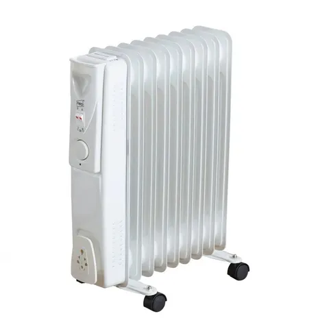 BOXED NEO 9 FIN 2KW ELECTRIC OIL FILLED RADIATOR - WHITE (1 BOX)