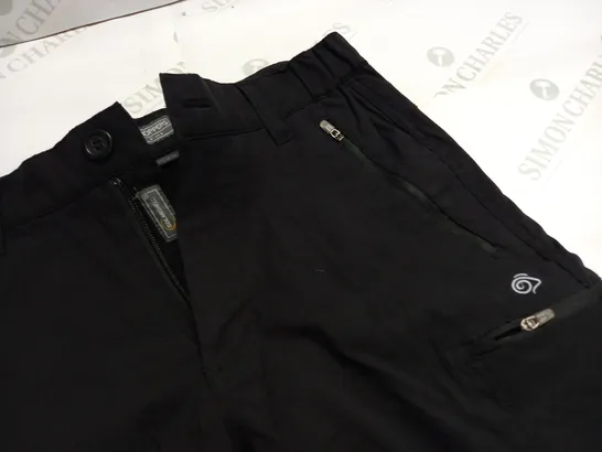 CRAGHOPPERS BLACK TROUSERS - 32" S