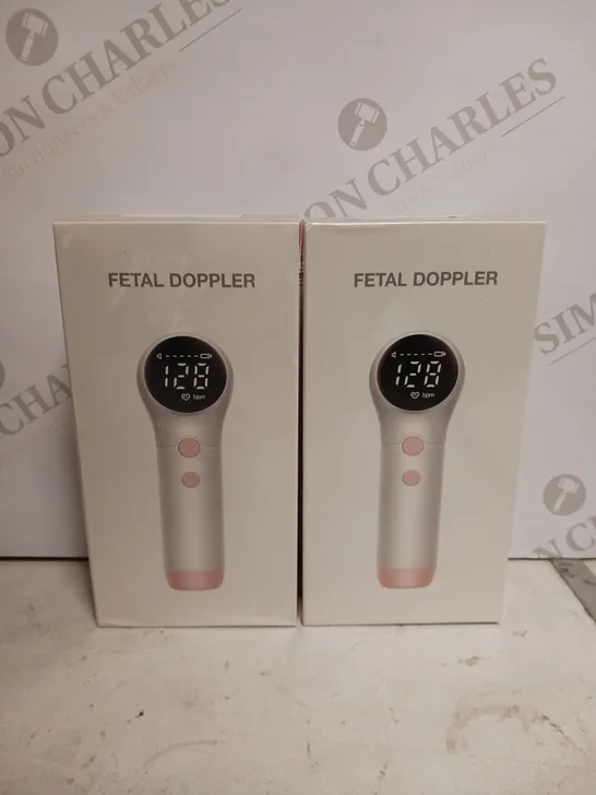 2 X BOXED SEALED FETAL DOPPLER HEART BEAT RATE MONITORS