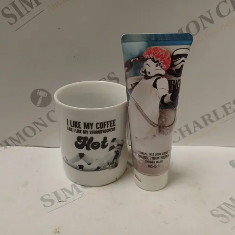 BOXED ORIGINAL STORMTROOPER MUG & SHOWER WASH BOX SET 100ML