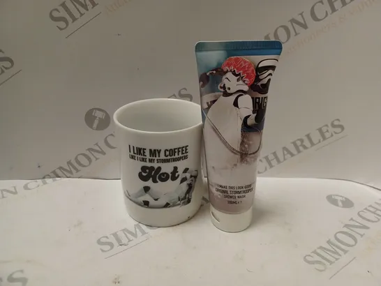 BOXED ORIGINAL STORMTROOPER MUG & SHOWER WASH BOX SET 100ML